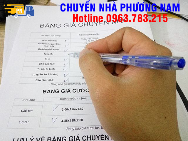 Bảng giá chuyển nhà trọn gói cập nhật mới nhất hôm nay - Ảnh 1